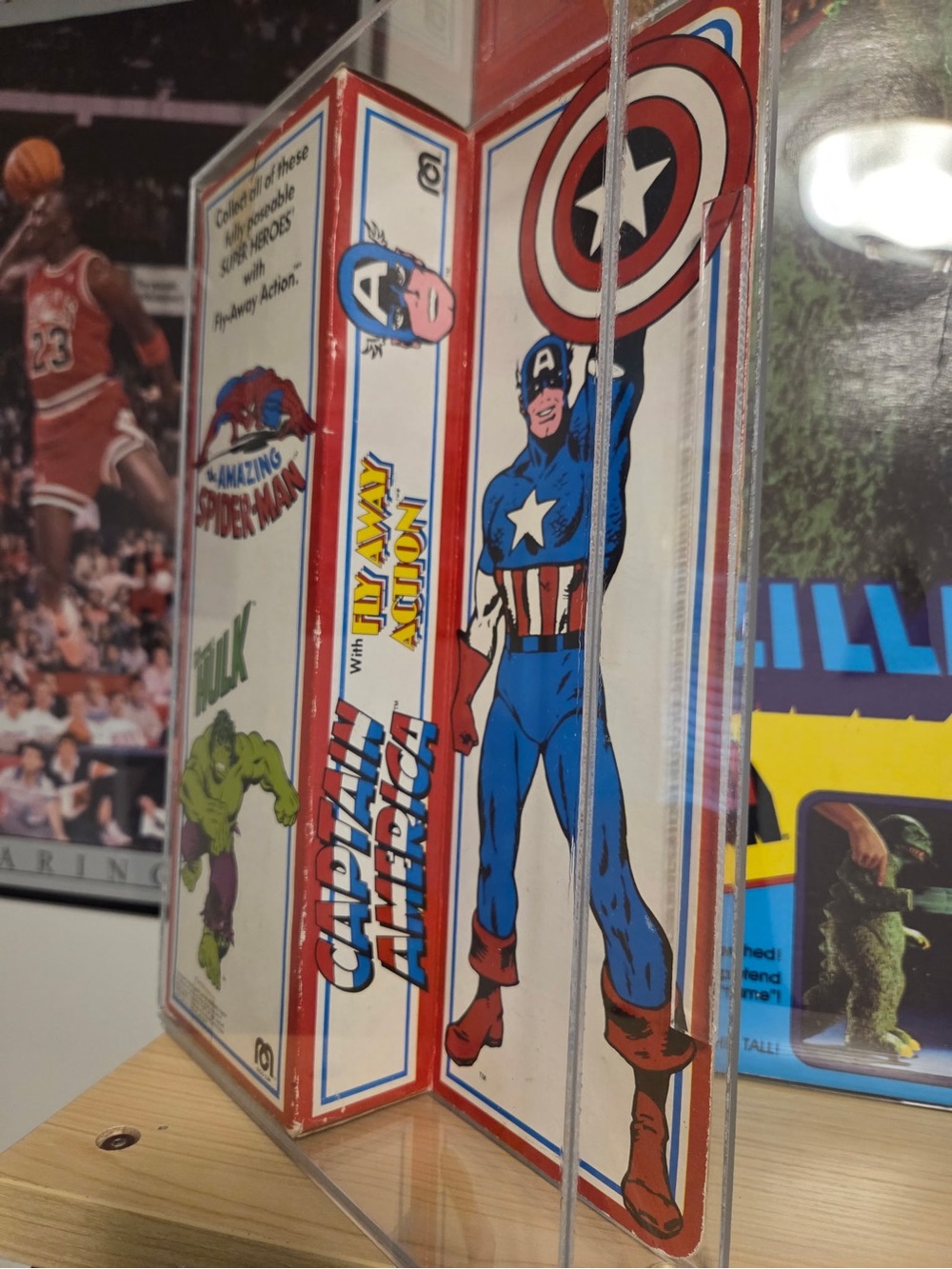 Captain America Party Banner - Red, Blue, White